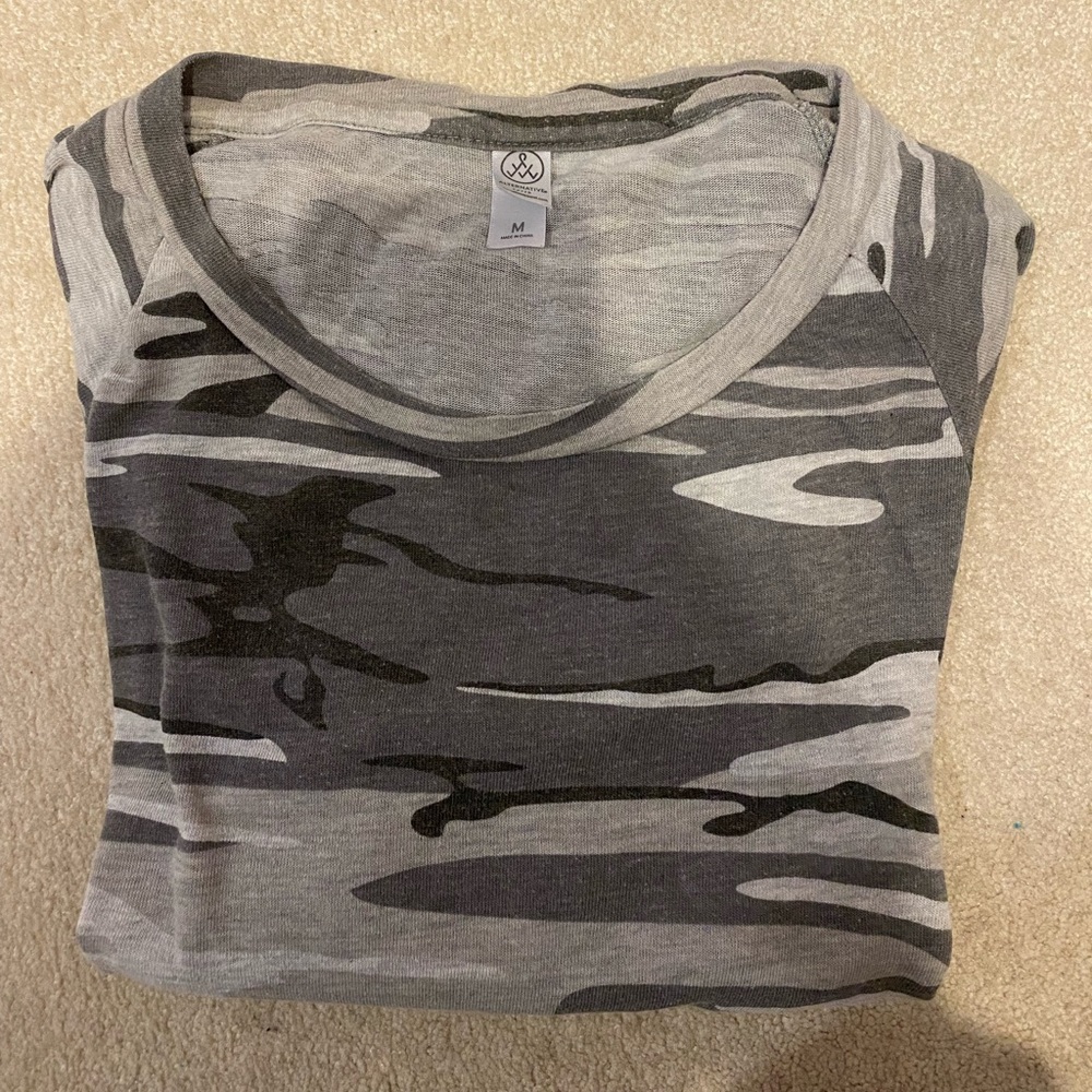 Alternative Long Sleeve Grey Camouflage